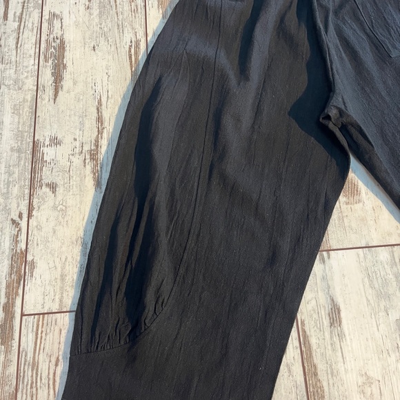 High Waisted Balloon Pants Linen Blend Parachute Harem Silhouette Small NWOT - Picture 12 of 12